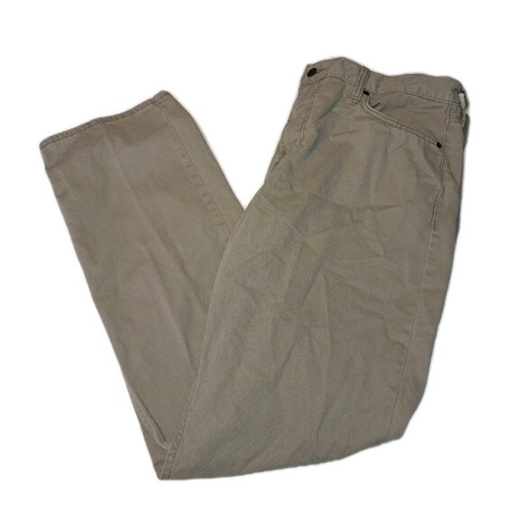 Old Navy Mens BEIGE Straight Built In Tough Jeans 38x32 - Picture 1 of 6